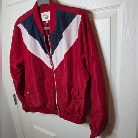 OUTER EDGE Red, White & Blue Jacket - Picture 3 of 12